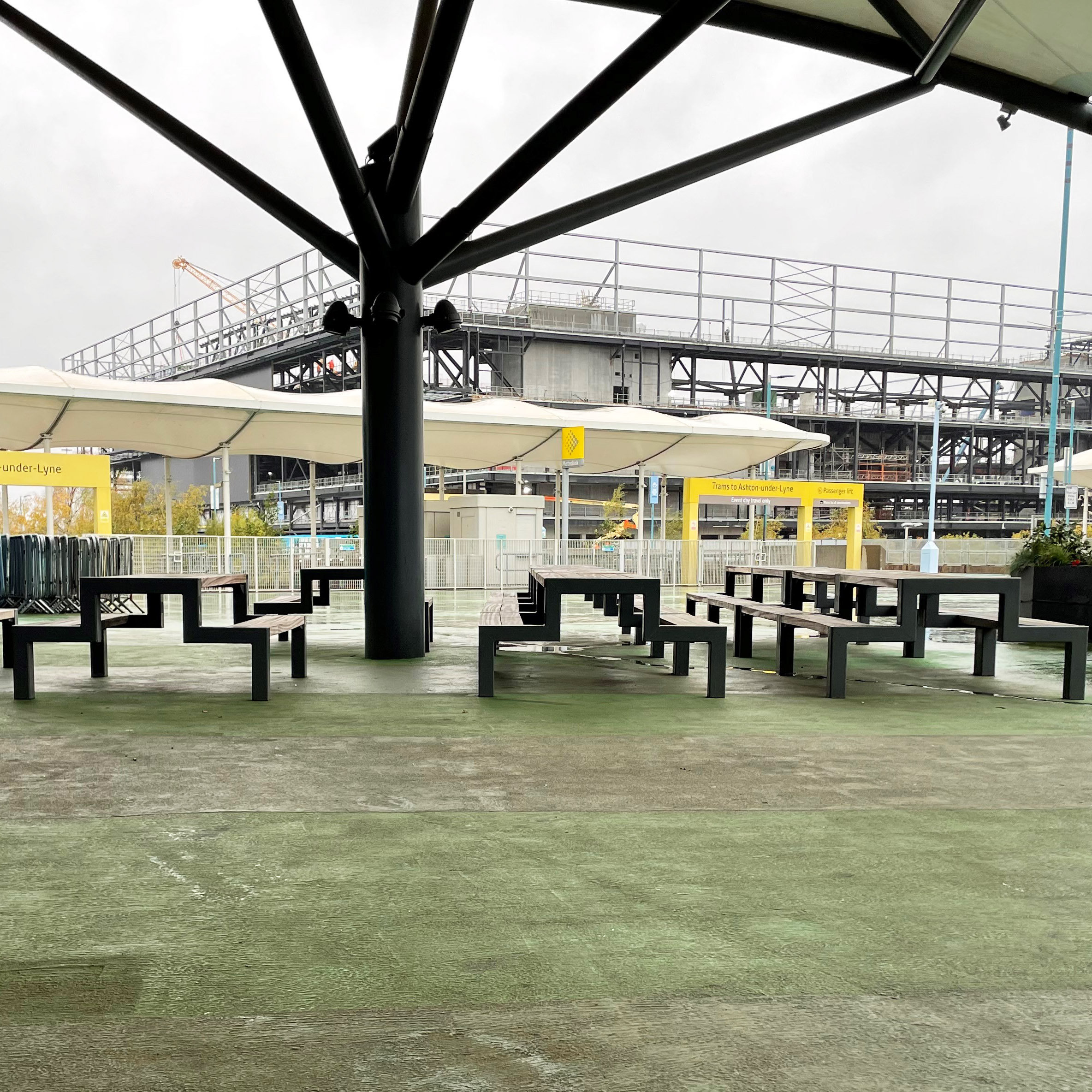 Manchester City Football Club Picnic Tables